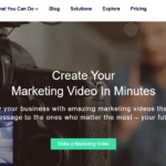 Magisto AI Video Editor (2025) Magisto AI Video Editor interface on laptop screen