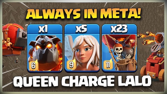 Hasibul Hasan Abir performing Queen Walk Lavaloon attack in Clash of Clans